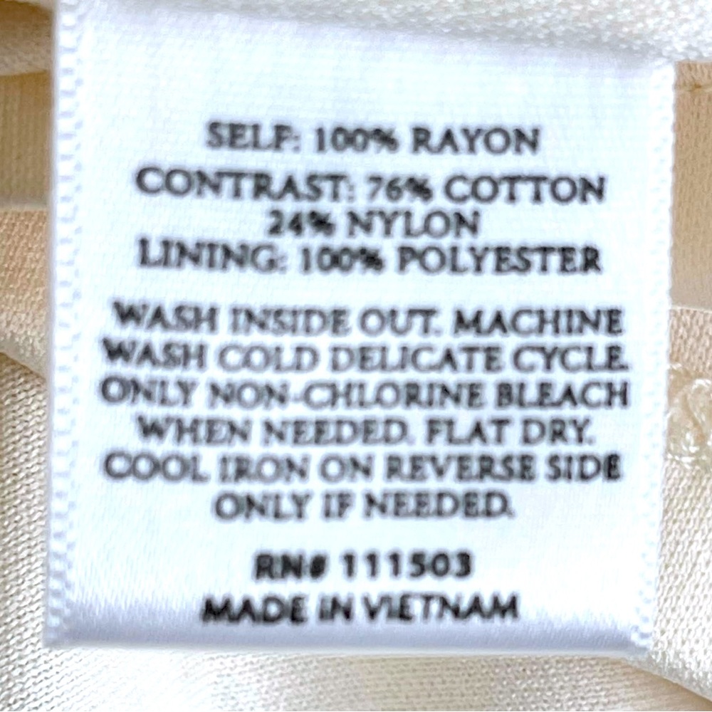 Disney Cinderella Collection Ivory Toile Sleeveless Dress Size S - Picture 6 of 6